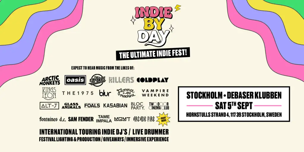 Indie By Day Is Coming To Stockholm!