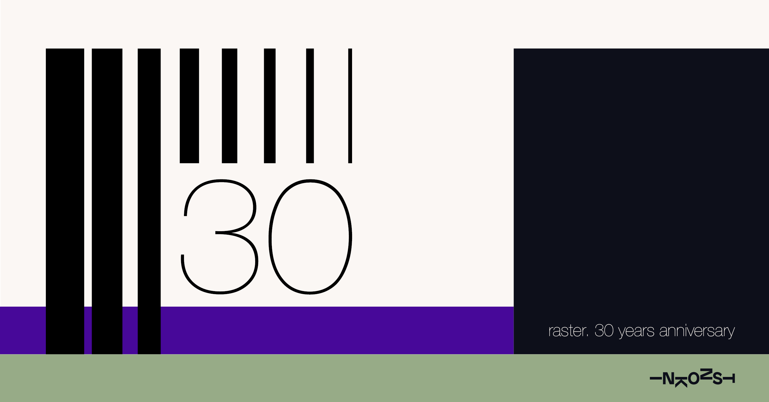 raster. 30 years anniversary