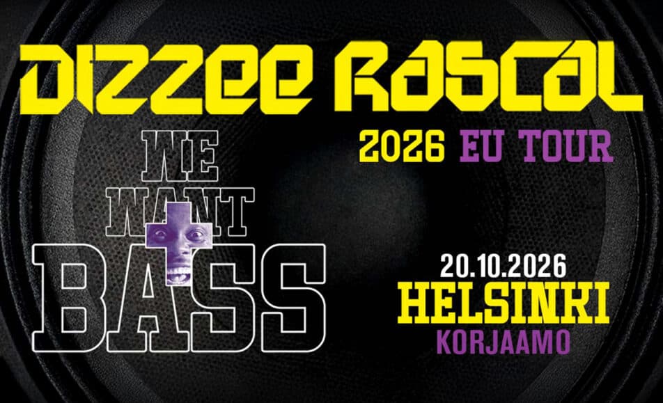 PERUUNTUNUT: Dizzee Rascal (UK): We Want Bass 2026 EU Tour
