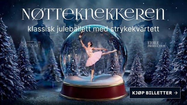 Nøtteknekkeren – klassisk julbalett med strykekvartett