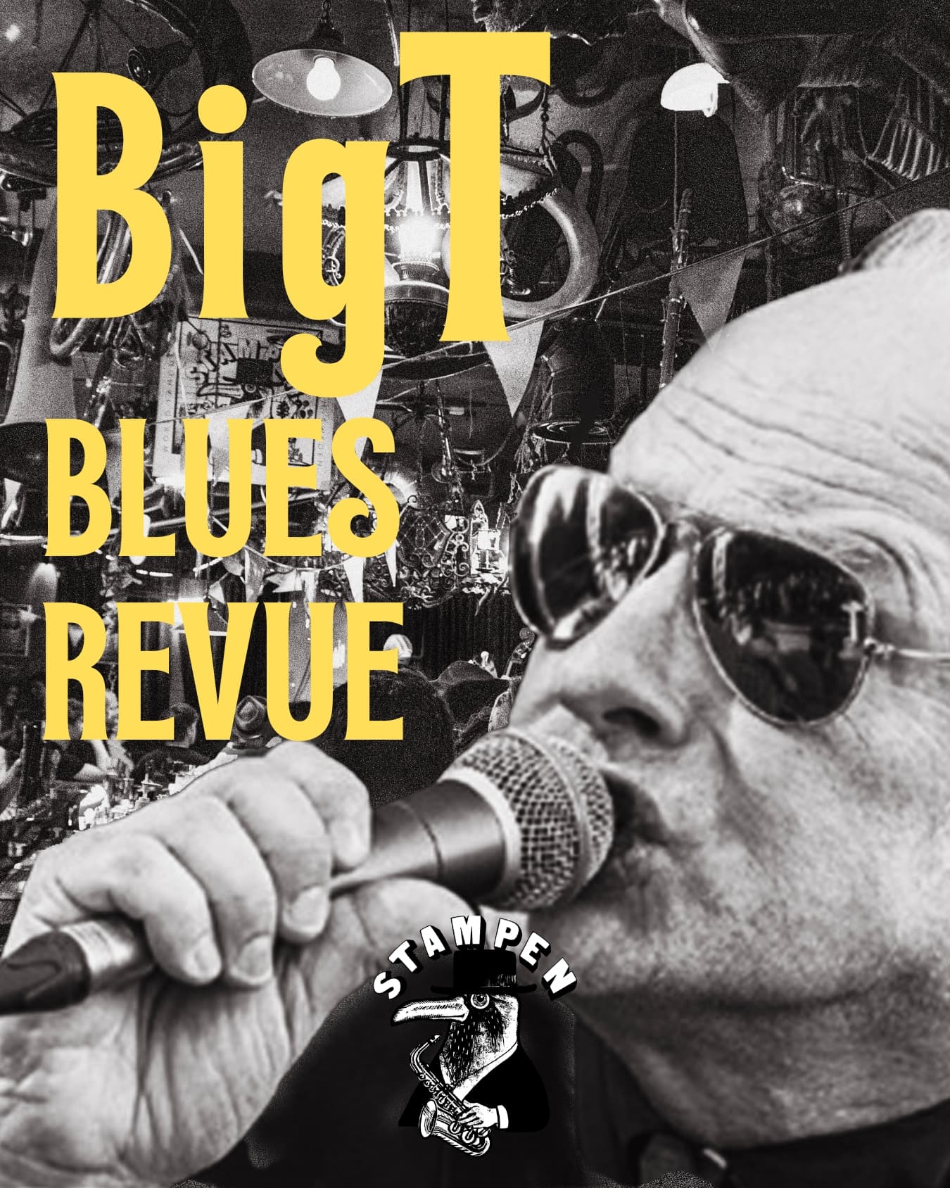 Big T Blues Revue Live at Stampen • August 12 • 17:00-19:00 • Free entry!