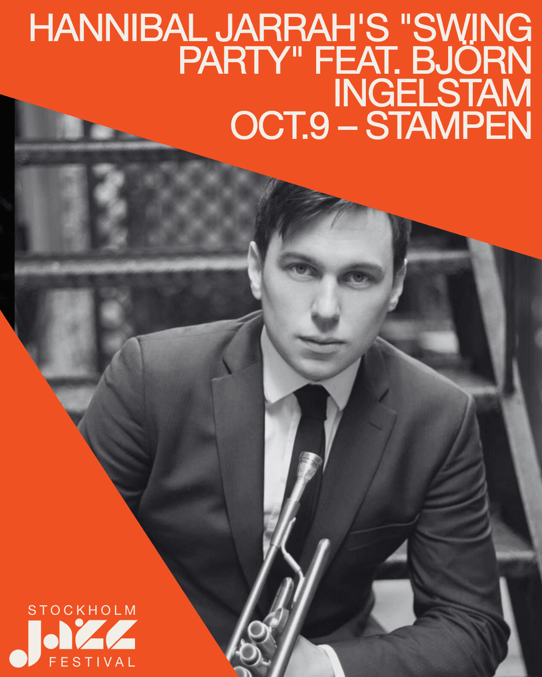 Stockholm Jazzfestival • Hannibal Jarrah’s “Swing Party” feat. Björn Ingelstam • Oct 9 • 17:00-19:00
