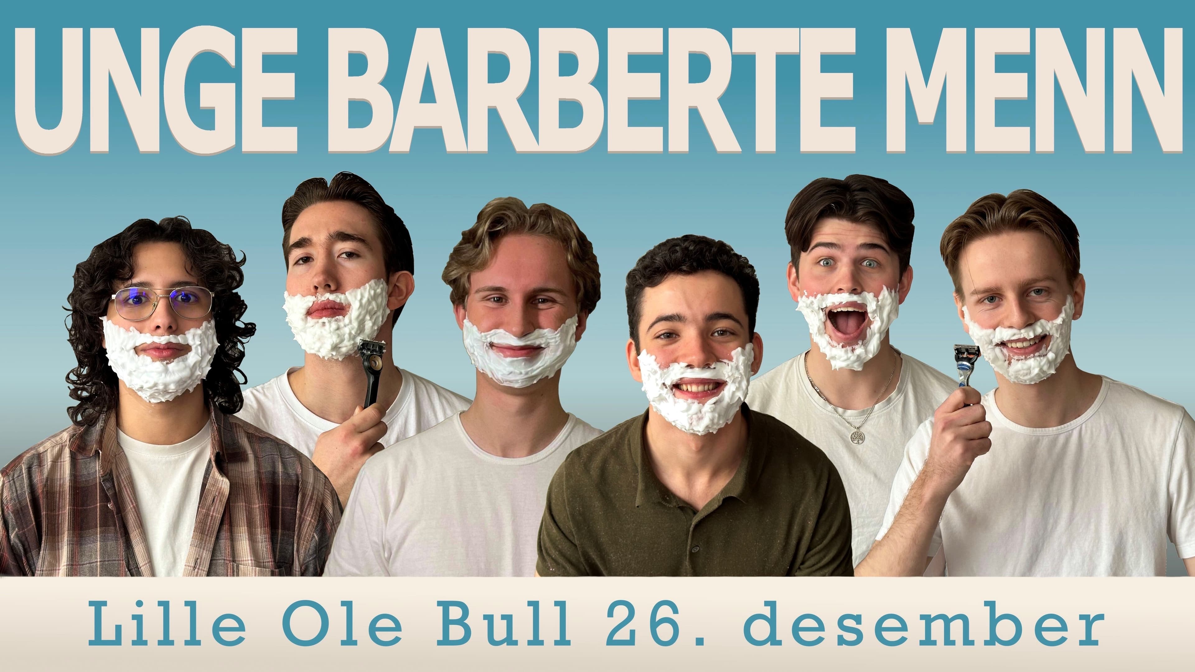 Unge Barberte Menn