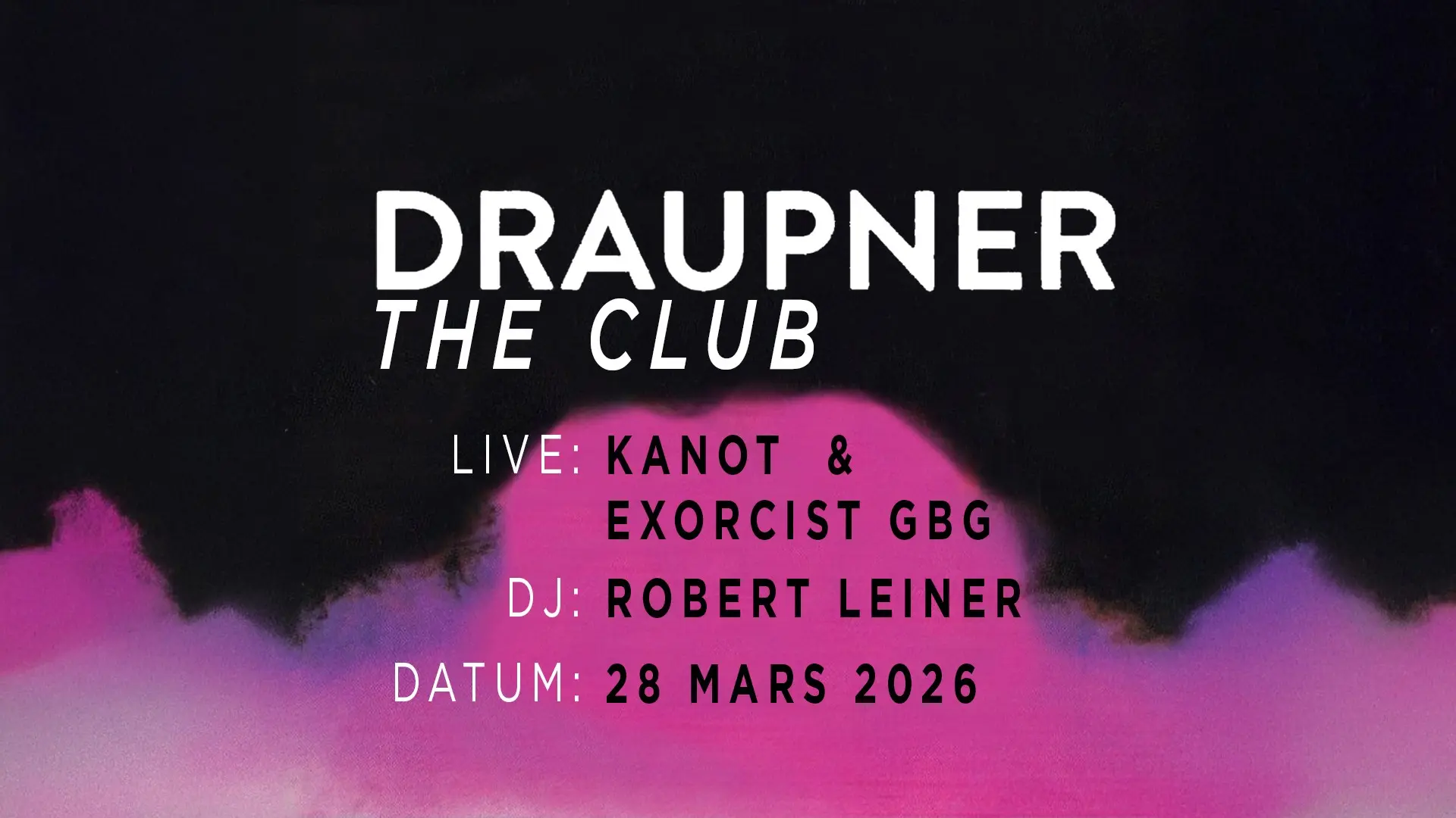 Draupner Live: Exorcist GBG och Kanot