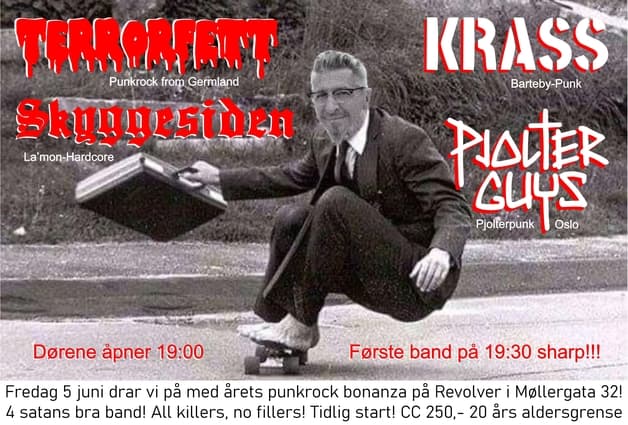PJOLTERGUYS // KRASS // TERRORFETT // SKYGGESIDEN