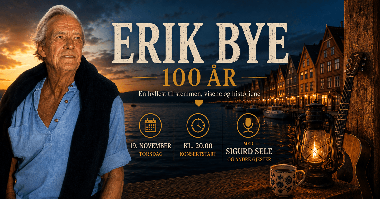 Erik Bye 100 år – visene lever videre