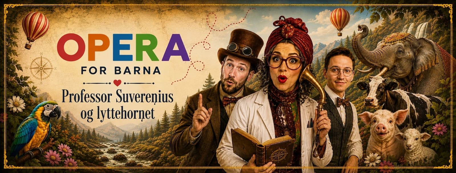 Opera for barna: Prof. Suverenius og lyttehornet