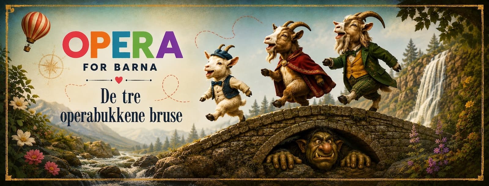 Opera for barna: De tre operabukkene bruse