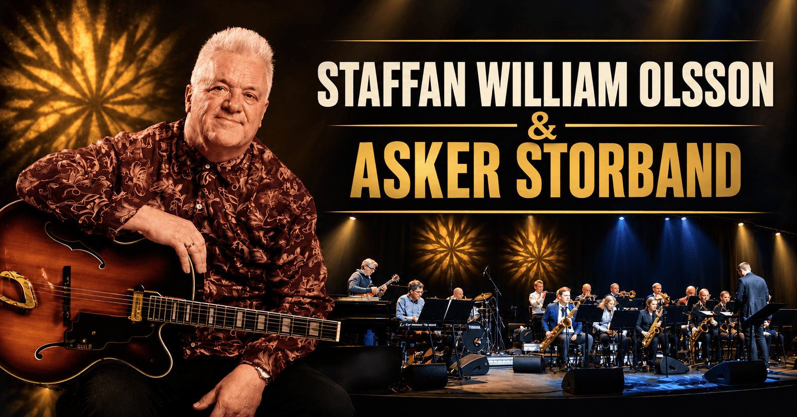 Staffan William-Olsson med Asker Storband