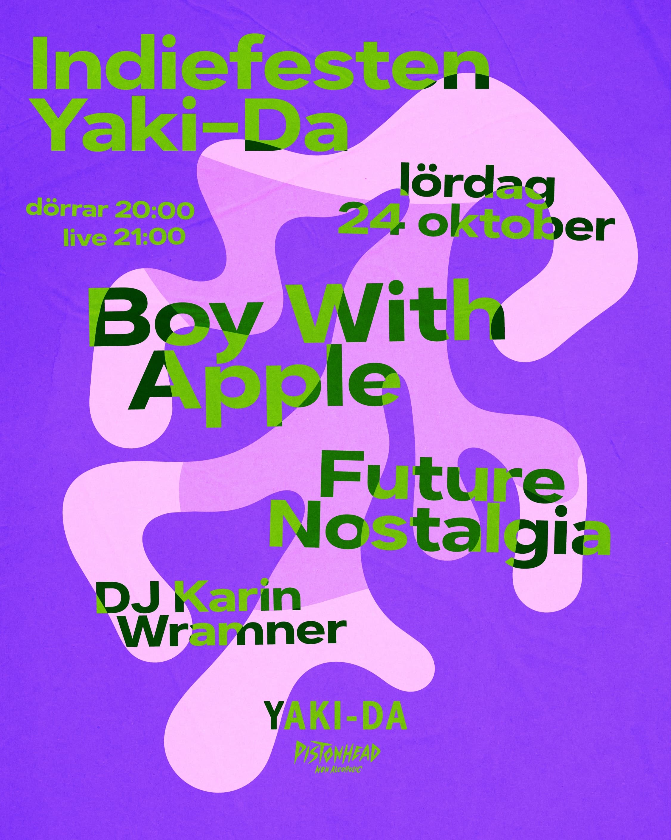 Indiefesten: Boy With Apple & Future Nostalgia + DJ Karin Wramner