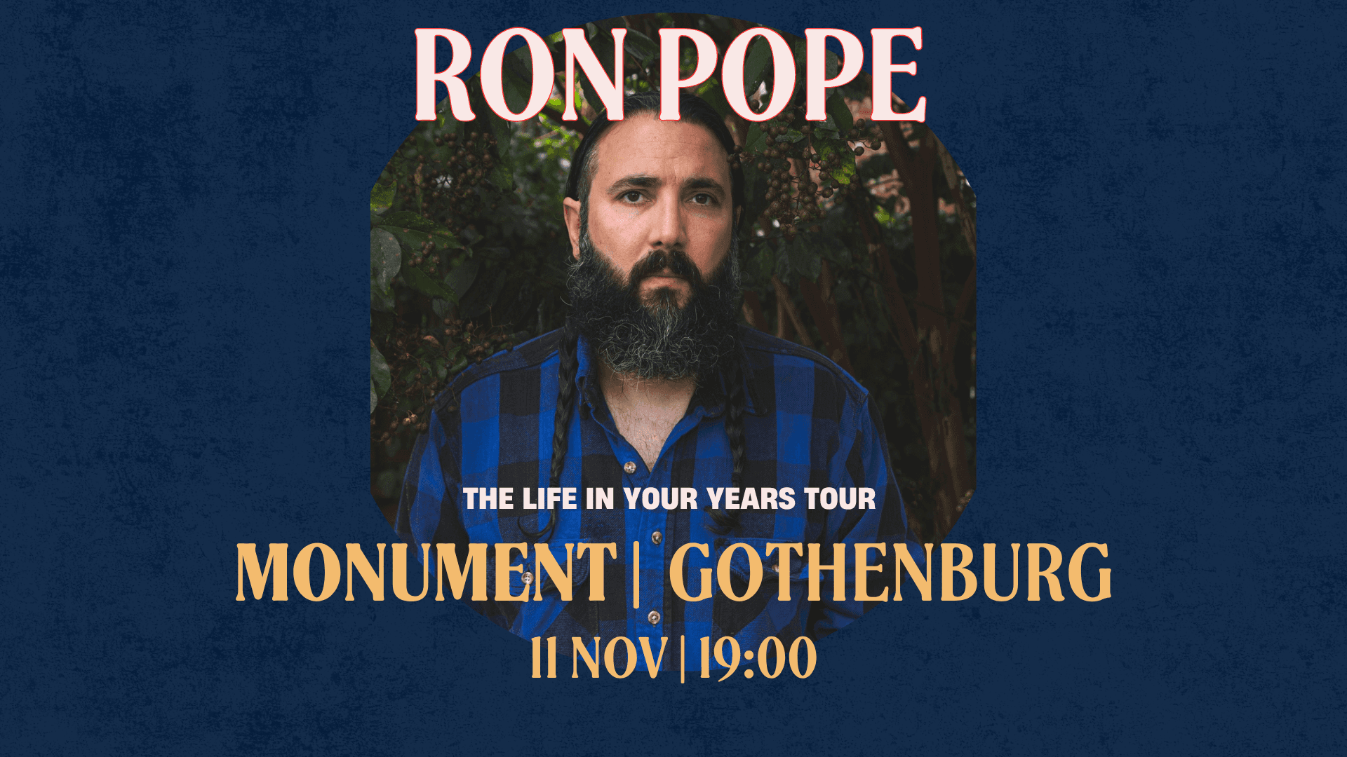 Ron Pope (US) The Life In Your Years Tour – support: Bird
