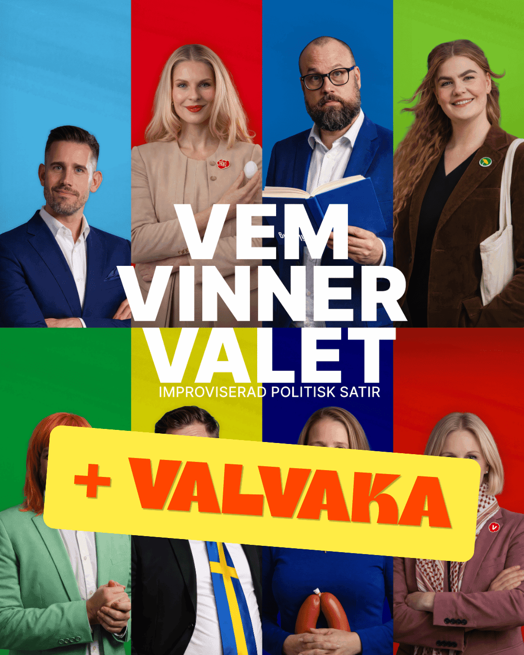 Vem vinner valet? + Valvaka!