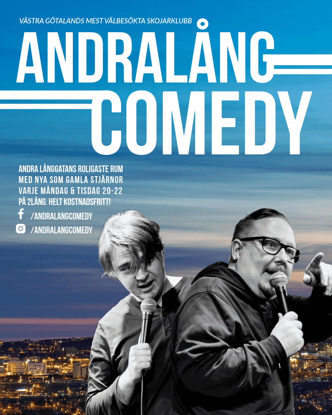 Gratis Standup Göteborg – AndraLång Comedy