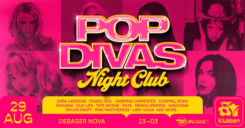 Pop Divas Club Night!