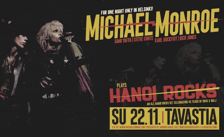 Michael Monroe plays Hanoi Rocks (Ikärajaton)